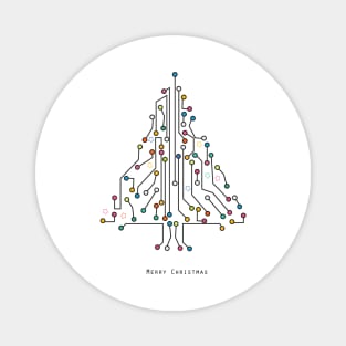 christmas tree electronic citruit board Magnet